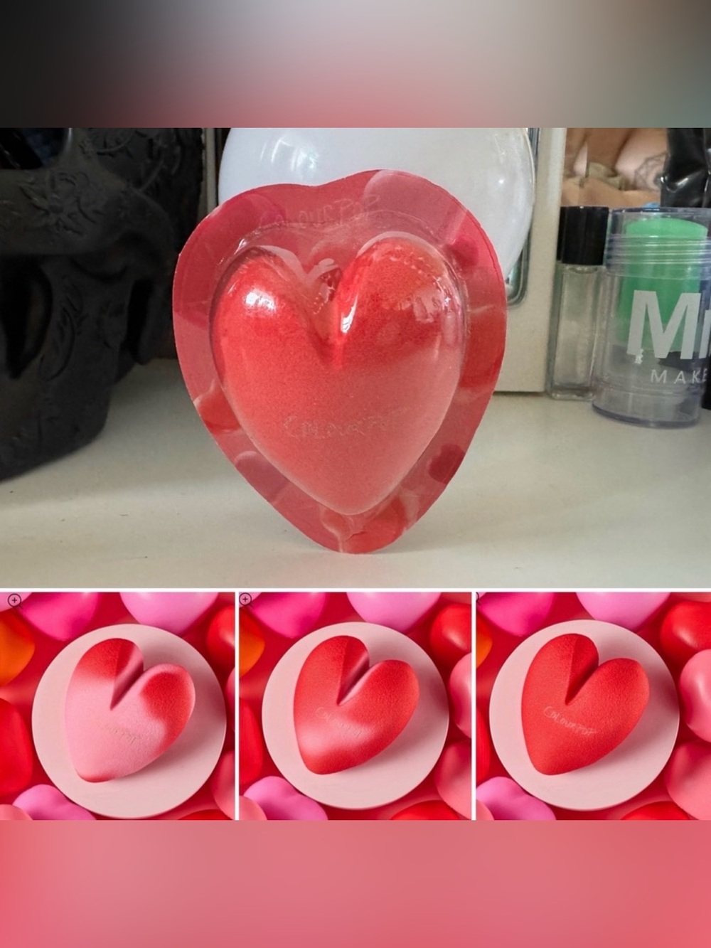 ColourPop Color-Changing Heart Blender Sponge